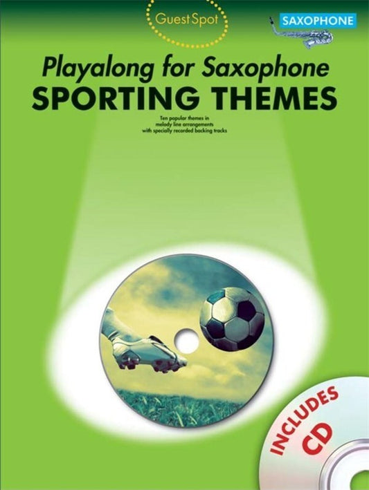 Guest Spot Playalong Alto Sax Sporting Themes (Softcover Book/CD)