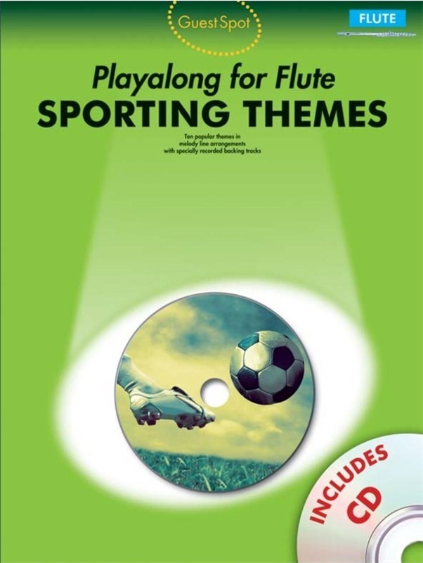 Guest Spot Playalong Flute Sporting Themes (Softcover Book/CD)