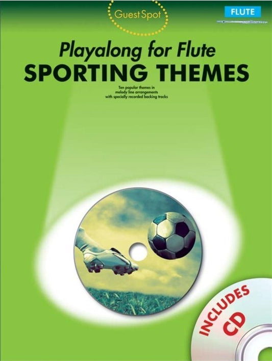 Guest Spot Playalong Flute Sporting Themes (Softcover Book/CD)