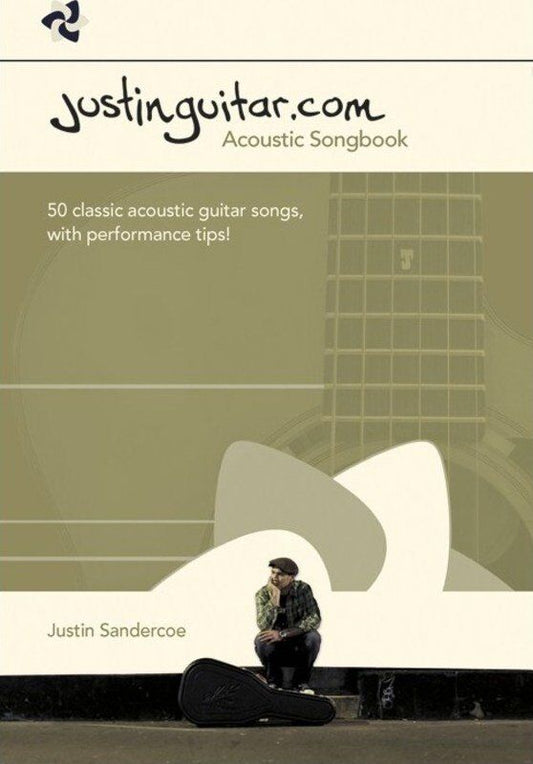 Justinguitar.com Acoustic Songbook by Wise Publications - Guitar Instrument, 1 Page
