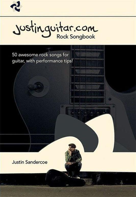 Justinguitar.com Rock Songbook by Wise Publications - 50 Classic Rock Songs for Guitar Players
