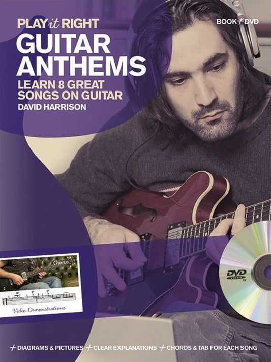 Play It Right Guitar Anthems Book/DVD (Softcover Book/DVD) Book