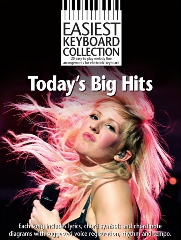 Easiest Keyboard Collection Todays Big Hits (Softcover Book)
