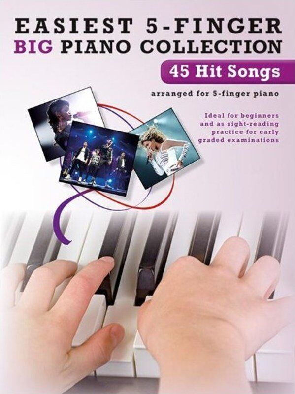 Easiest 5-Finger Piano Collection: 45 Hit Songs Songbook