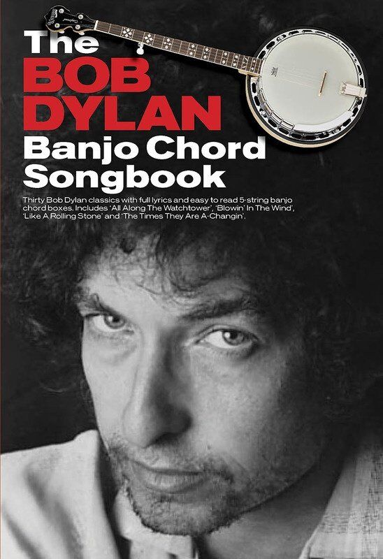 Bob Dylan Banjo Chord Songbook by Matt Cowe - 30 Songs, Full Lyrics, Easy Chord Boxes, Wise Publications