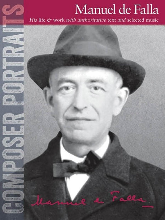 Composer Portraits Manuel De Falla (Softcover Book)