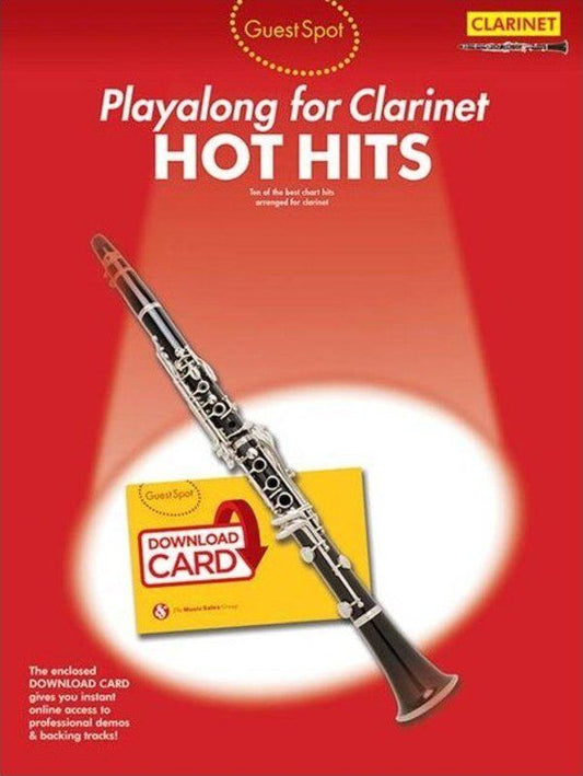 Guest Spot Playalong Hot Hits for Clarinet
