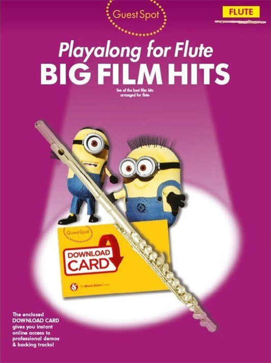 Guest Spot Playalong for Flute: Big Film Hits Sheet Music