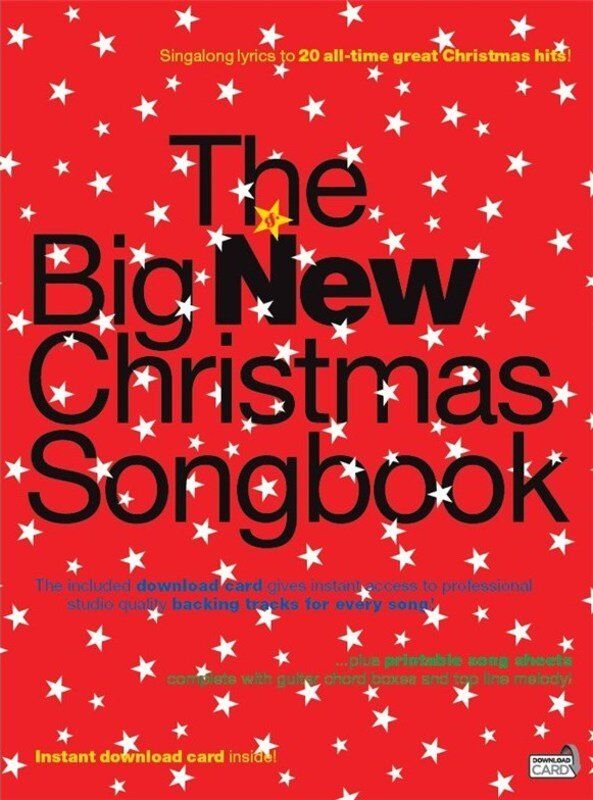 Big New Christmas Songbook PVG with Lyrics, Chord Boxes, and Download Card for Backing Tracks