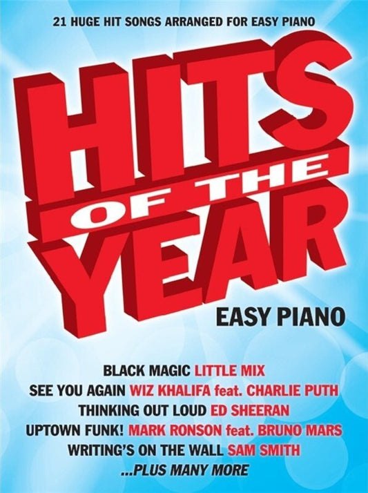 Hits Of The Year 2015 Easy Piano (Softcover Book)