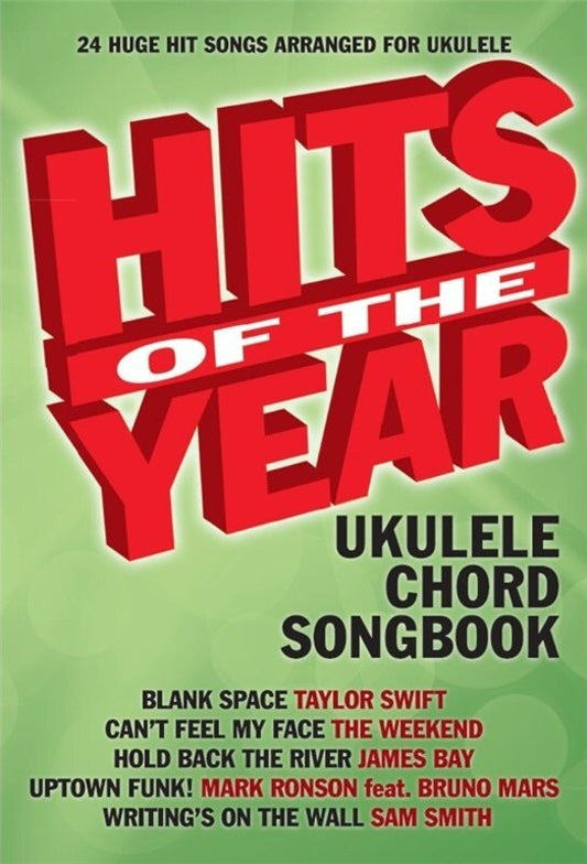 Hits Of The Year 2015 Ukulele Chord Songbook (Softcover Book)