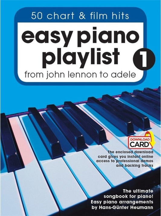Easy Piano Playlist Book 1 Book/Dcard (Softcover Book/Online Audio) Book