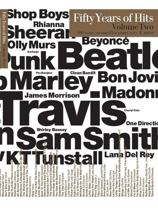 Fifty Years Of Hits Vol 2 PVG (Softcover Book)
