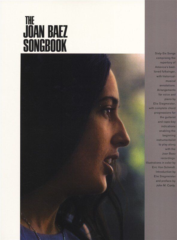 Joan Baez Songbook PVG - 66 Songs for Piano/Vocal with Chord Symbols