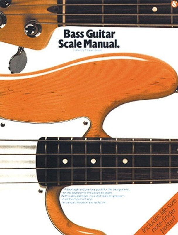 Bass Guitar Scale Manual TAB (Softcover Book)