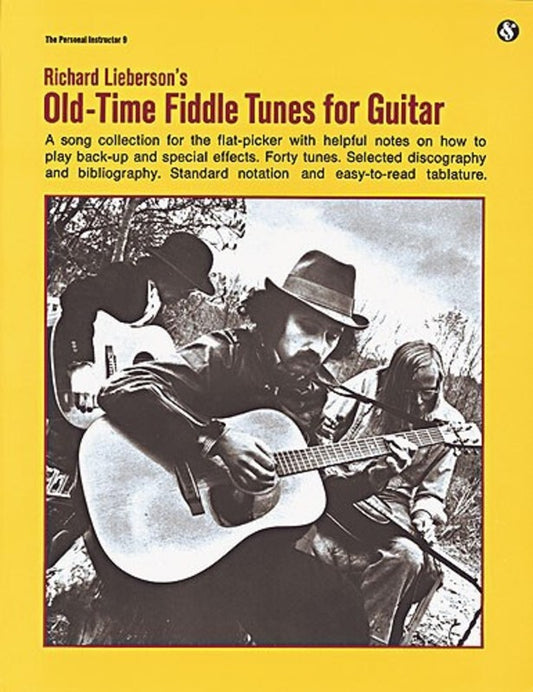 Richard Liebersons Old Time Fiddle Tunes Guitar (Softcover Book)