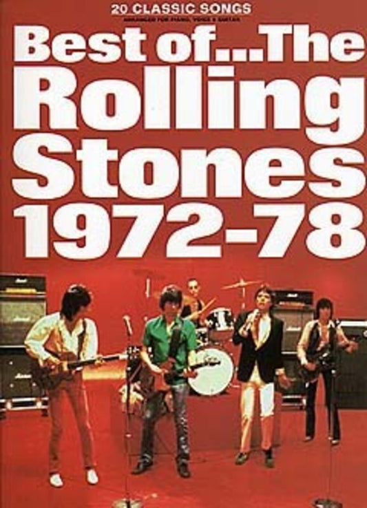 Best Of The Rolling Stones 1972-1978 PVG (Softcover Book)