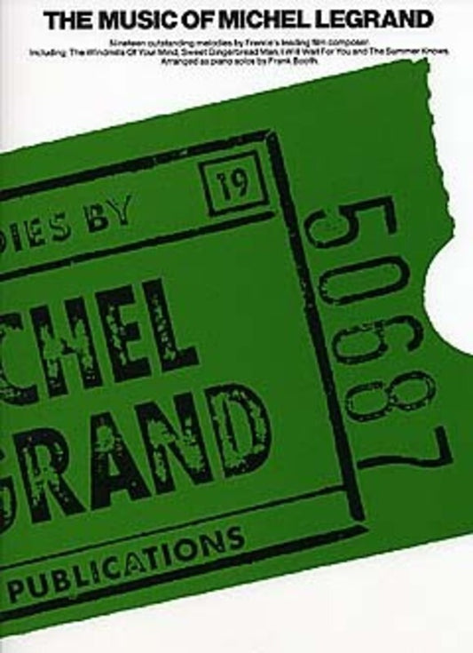 The Music Of Michel Legrand Piano Solo (Softcover Book)