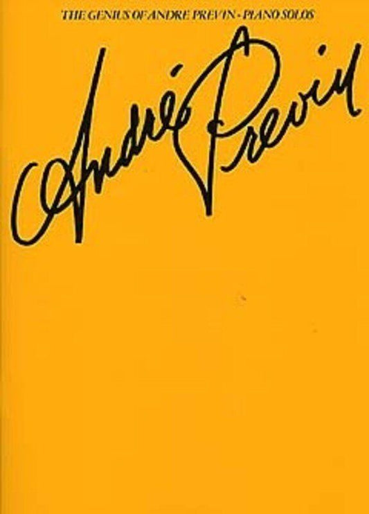 The Genius of Andre Previn Piano Solo Music Book