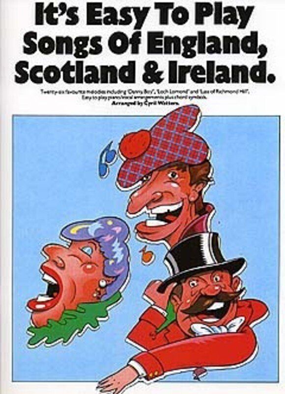 It's Easy To Play Songs of England, Scotland & Ireland for Guitar and Piano