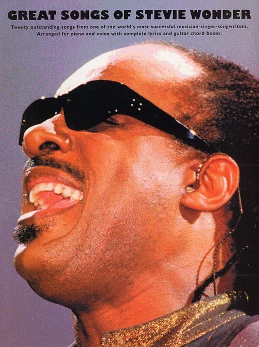 Great Songs of Stevie Wonder — Piano/Vocal/Guitar (Music Sales)