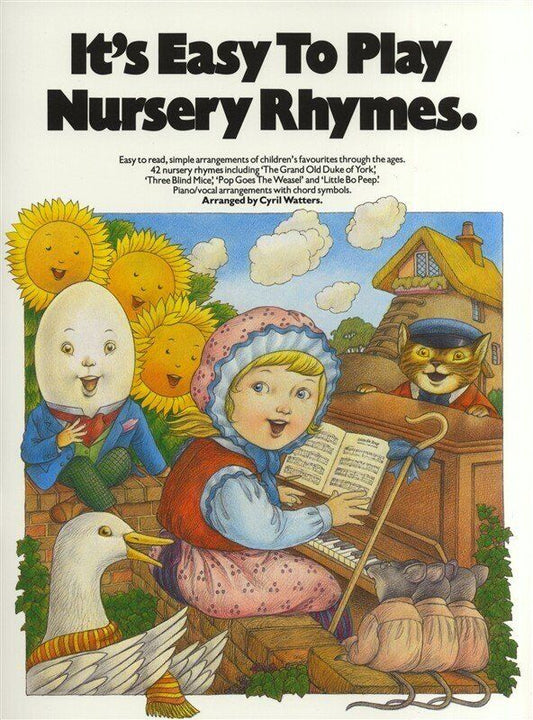 It's Easy to Play Nursery Rhymes PVG by Cyril Watters