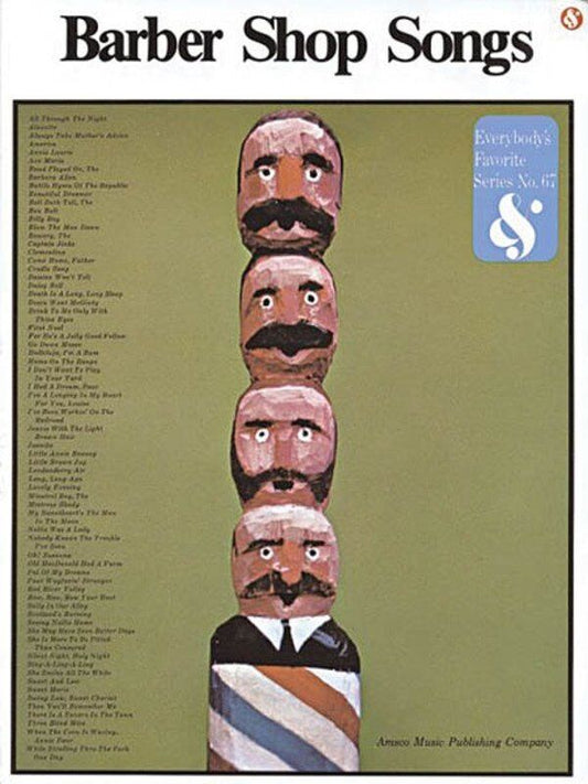 Barbershop Songs PVG EFS67 by Amsco Publications for Voice
