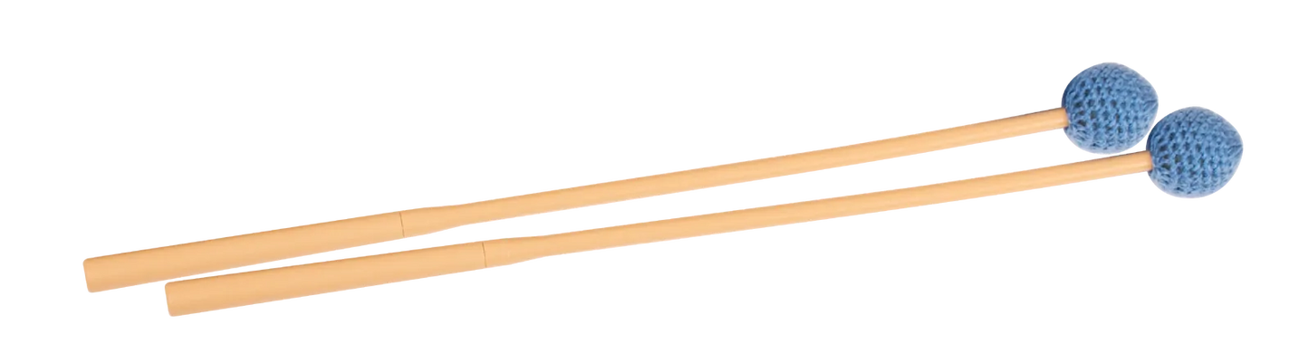 AMS AM6 370mm Metallophone Mallet Soft Blue Yarn