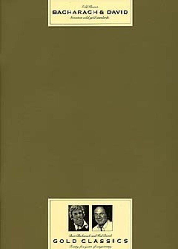 Bacharach & David Gold Classics PVG Songbook