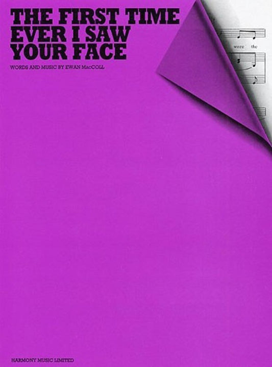The First Time Ever I Saw Your Face PVG S/S (Sheet Music) Book