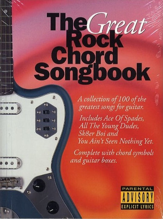 Great Rock Chord Songbook (Softcover Book)