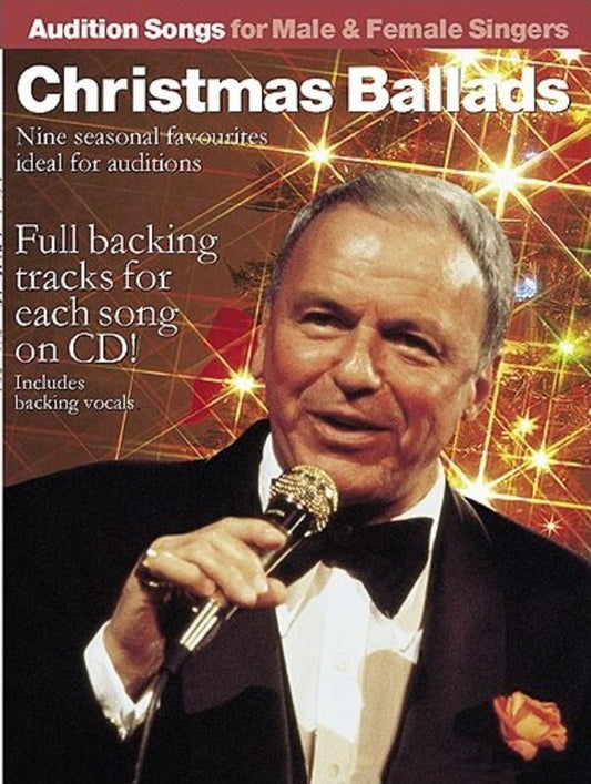 Audition Songs Christmas Ballads Softcover Book/CD