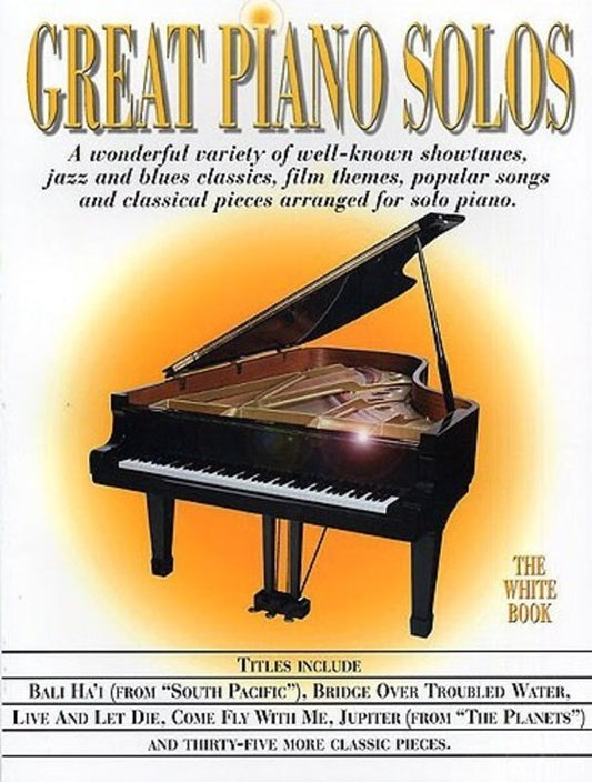 Great Piano Solos White Book (Softcover Book)