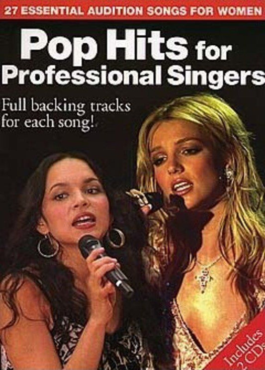Pop Hits for Professional Singers Women's Book and 2 CDs