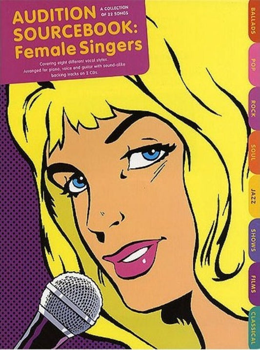Audition Sourcebook Female Singers PVG Softcover Book/CD