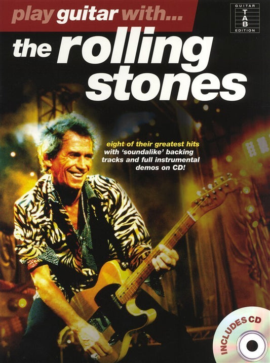 Play Guitar With The Rolling Stones TAB Softcover Book/CD