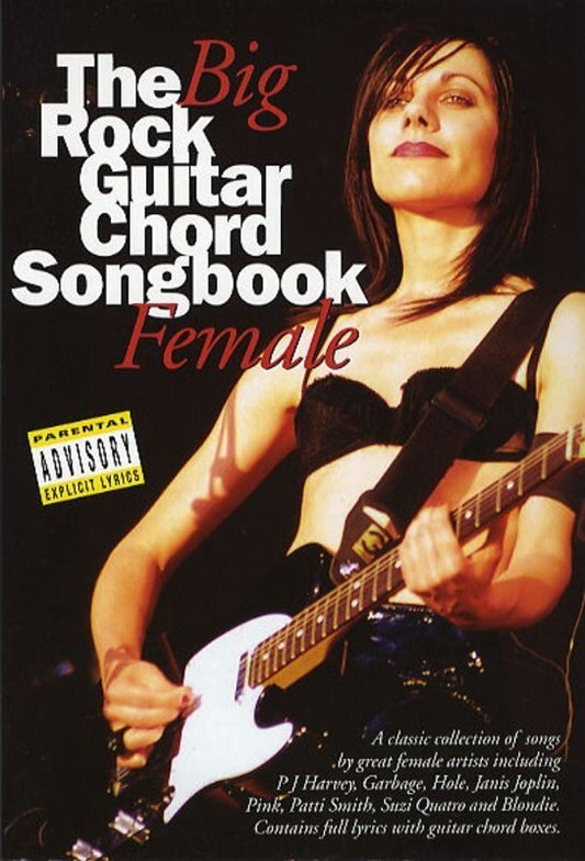 Big Rock Guitar Chord Songbook Female (Softcover Book)