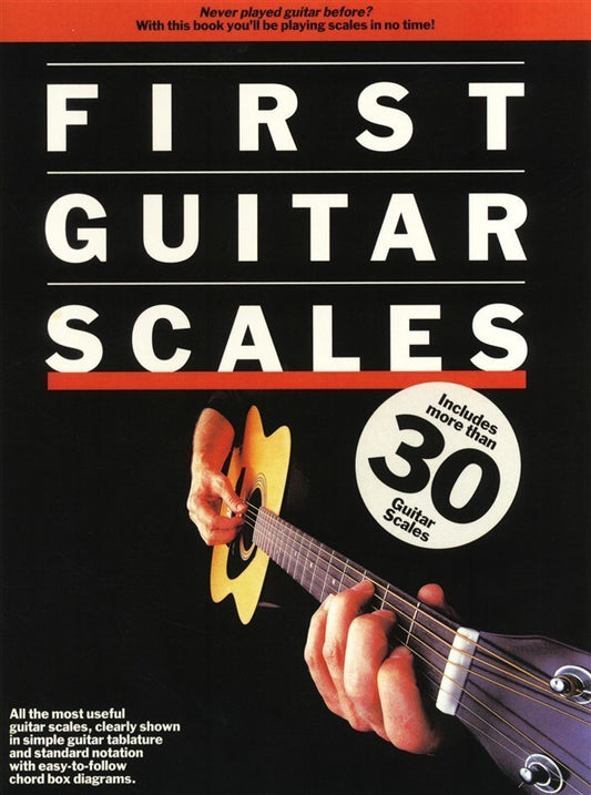 First Guitar Scales TAB (Softcover Book)