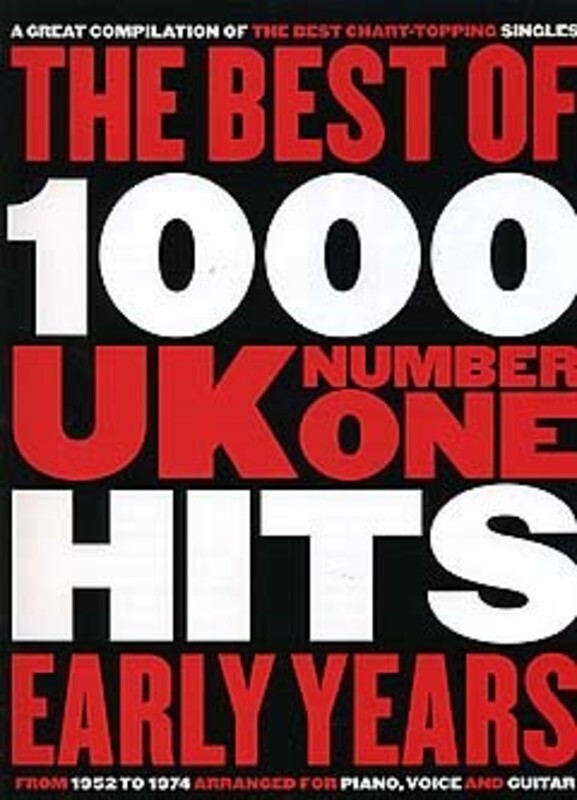 Best Of 1000 Uk No 1 Hits Early Years 1952-74 PVG (Softcover Book)