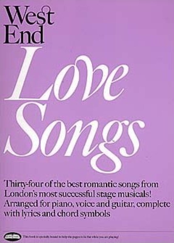 West End Love Songs PVG (Softcover Book)