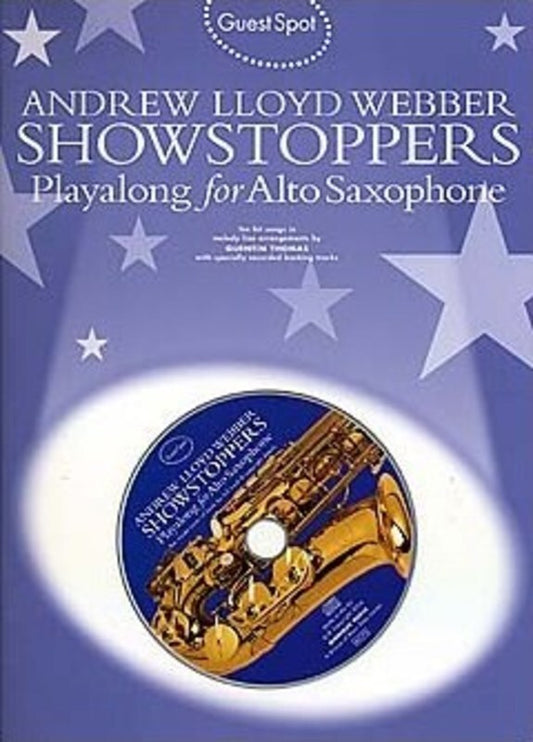 Guest Spot Webber Showstoppers Alto SaxSoftcover Book/CD