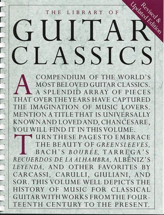 Library of Guitar Classics - A Compendium of Classical Guitar Works
