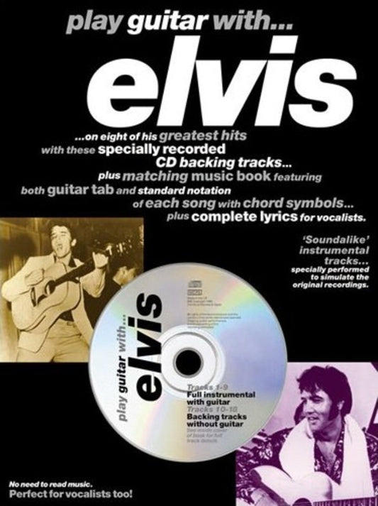 Play Guitar With Elvis Presley Softcover Book/CD