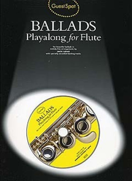 Guest Spot Ballads Flute Softcover Book/CD
