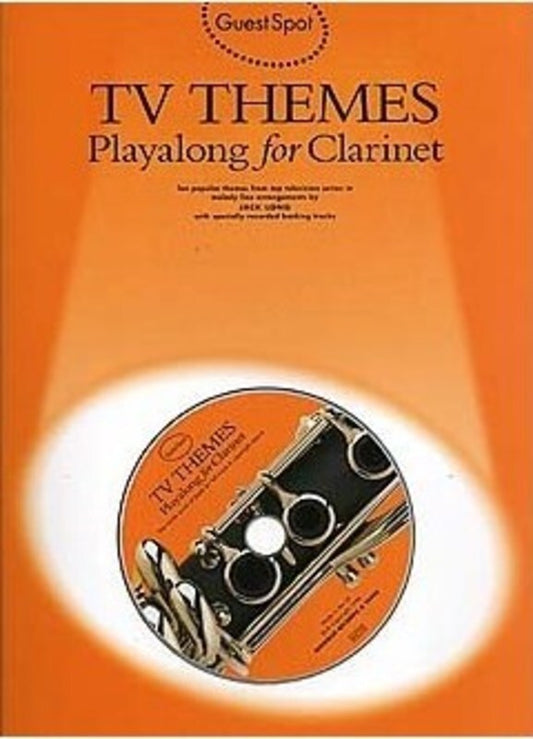 Guest Spot TV Themes Clarinet Softcover Book/CD