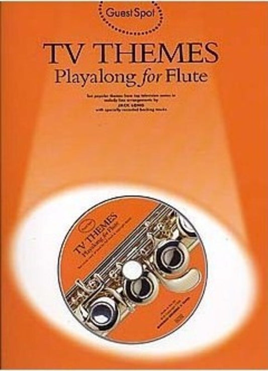 Guest Spot TV Themes Flute Softcover Book/CD