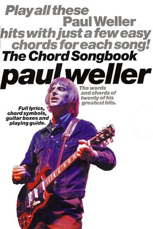 Paul Weller - Guitar Chord Songbook (Softcover Book)