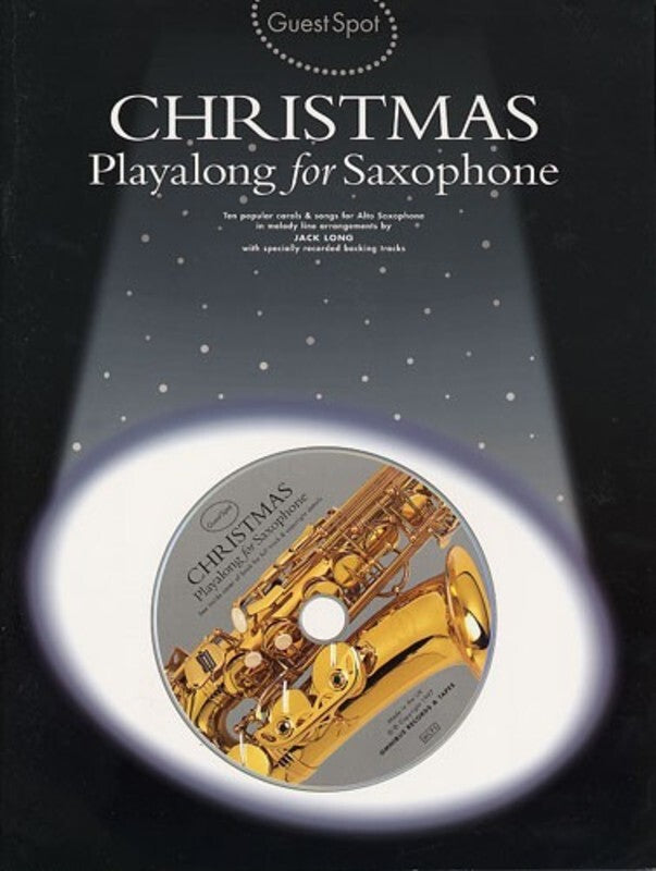 Guest Spot Christmas Alto Sax Softcover Book/CD