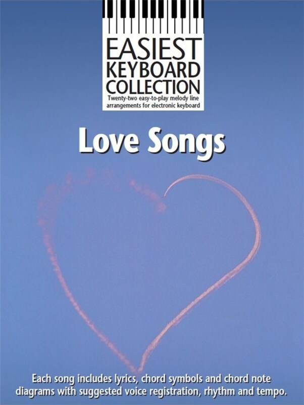 Easiest Keyboard Coll Love Songs (Softcover Book)