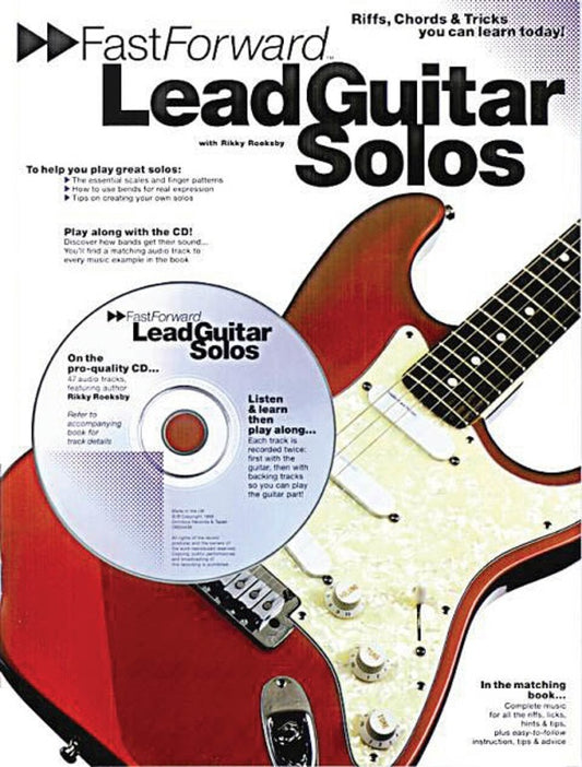Fast Forward Lead Guitar Solos Softcover Book/CD